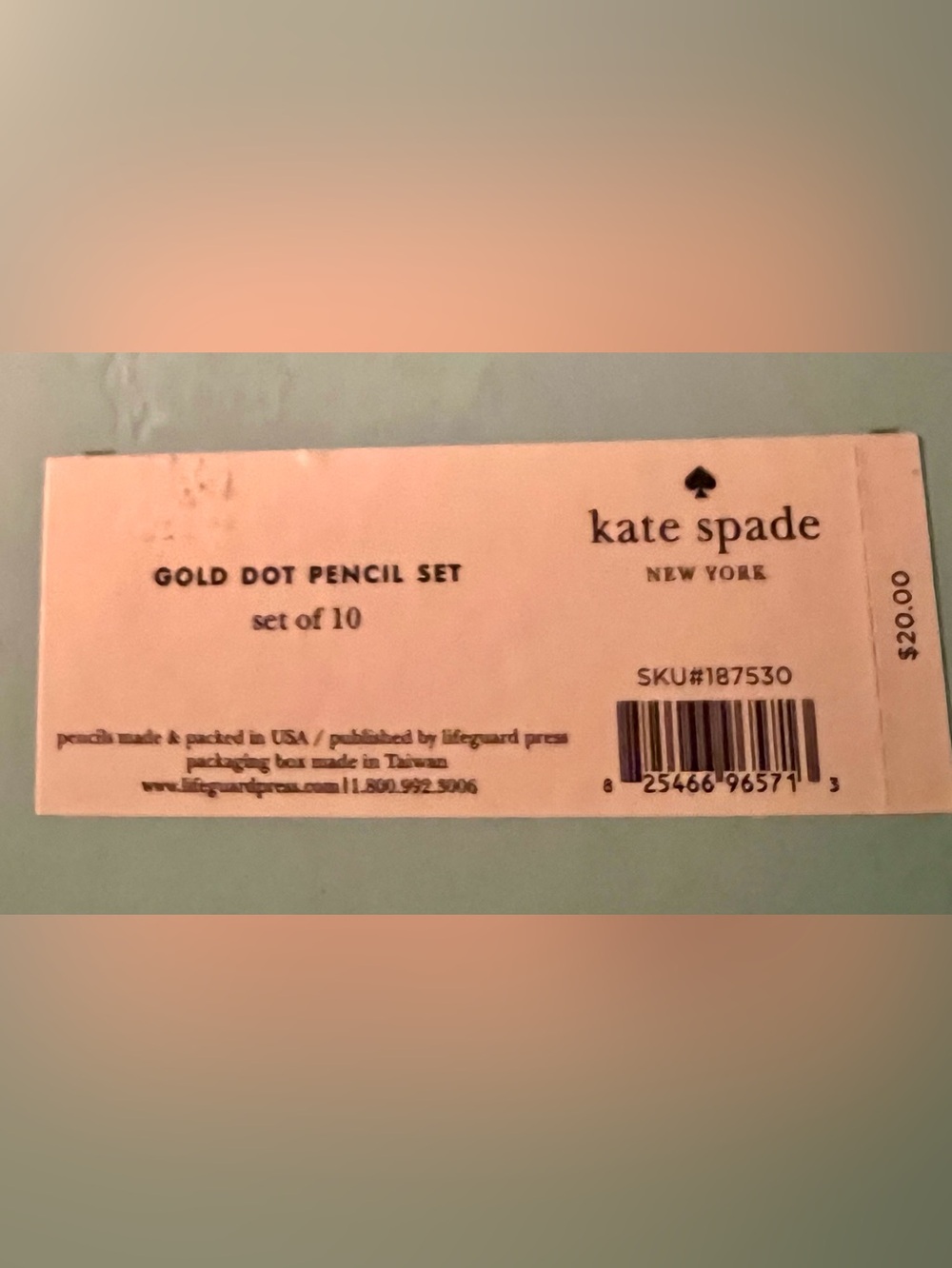 kate spade neutral photo album & Kate spade NWTs pencil set - Picture 10 of 10